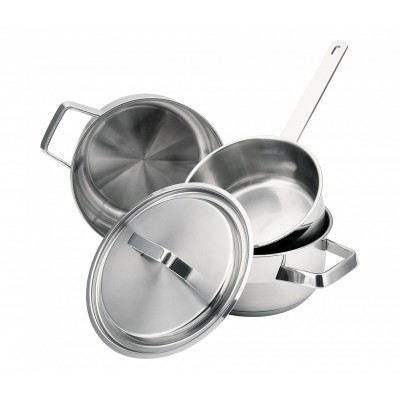 Hot sell stainless steel cookware set cookware soup stock pots for household